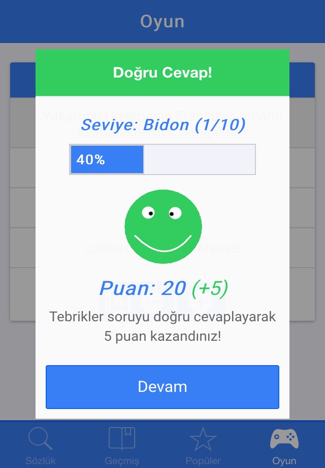 İngilizce - Türkçe Sözlük & Oyun screenshot 2