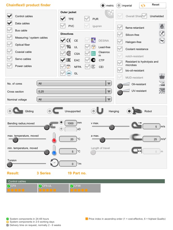 chainflex® product finder screenshot-3