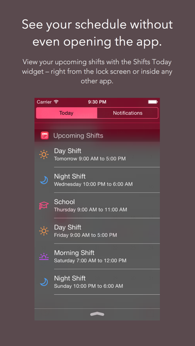 How to cancel & delete Shifts – Shift Worker Calendar from iphone & ipad 3