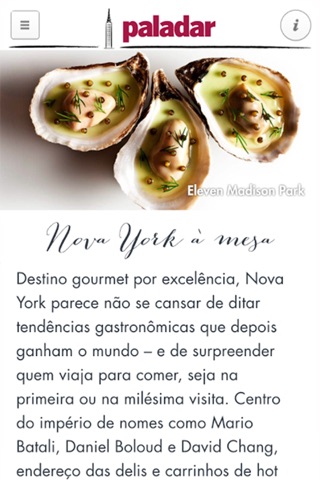 PALADAR VIAGENS GASTRONÔMICAS - NOVA YORK screenshot 2