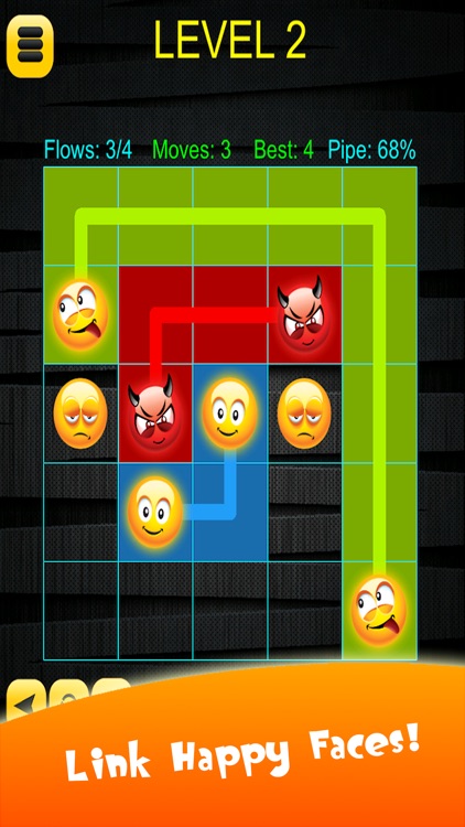 A Happy Face Match Game - Emoji Link Puzzles