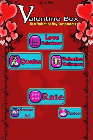 Valentine Box- Best Valentine Day Components with Love Calculator, HD Wallpapers and Romantic Quotes screenshot 2