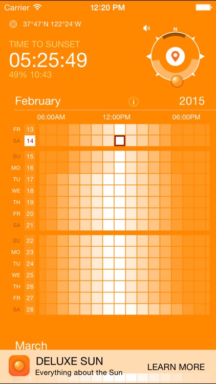 Sun Day Length - how long is the day today screenshot-0