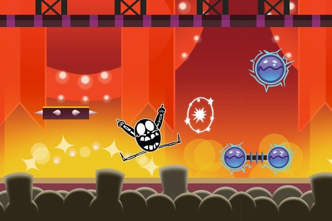A+ Circus Swinger - Stuntman Acrobat Shooter Game screenshot 2