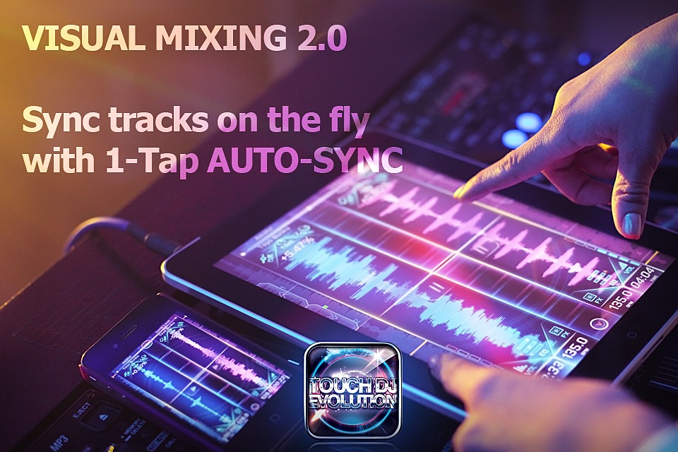 Touch DJ™ Evolution - Visual Mixing, Key Lock, AutoSync screenshot 3