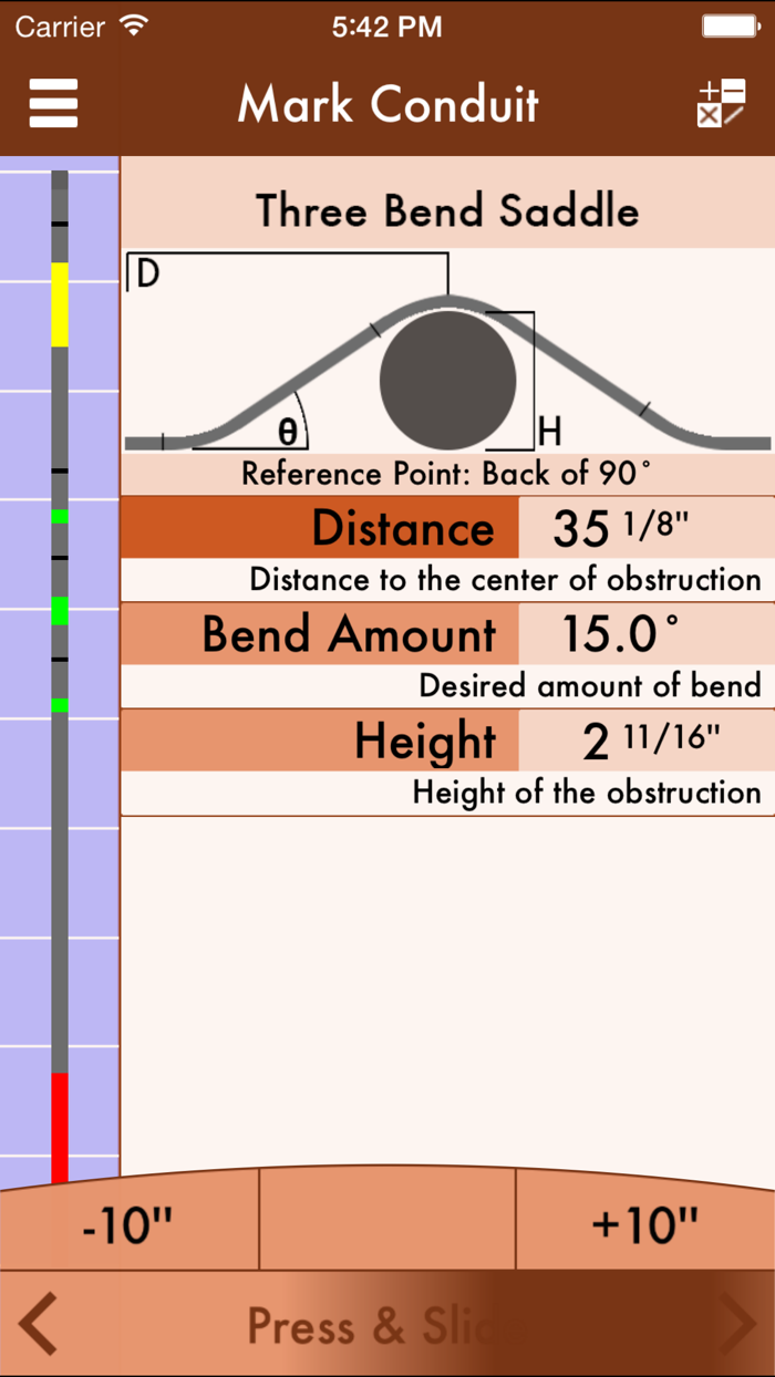 RIGID Conduit Bending Calculator