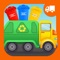 Icon Colors Garbage Truck
