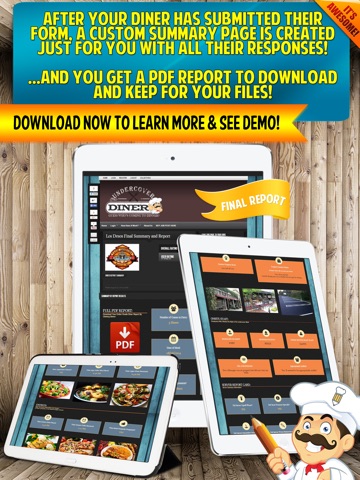 Undercover Diner a Mystery Shopping Program for Restaurants screenshot 3