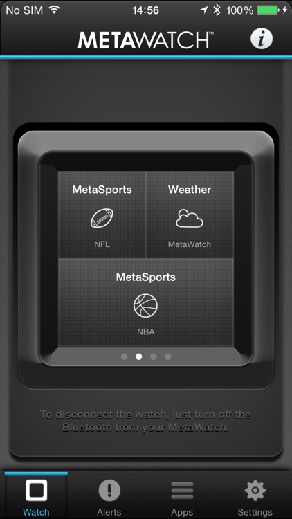 MetaWatch Manager for iOS