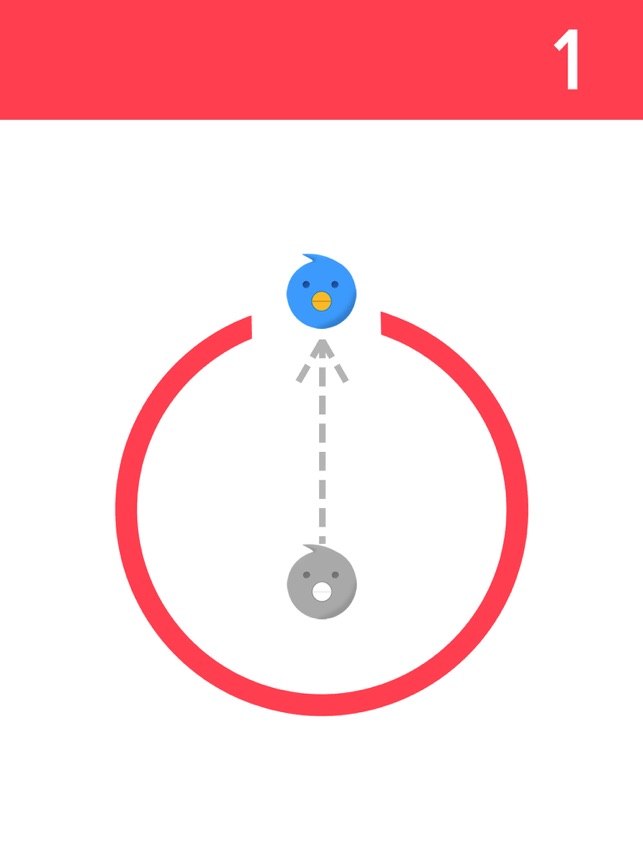 Bird Up Up Up - One Tap Circle Dodge, game for IOS