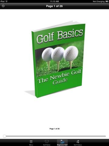 Beginners Guide to Golf:Learn Golf Basics screenshot 3