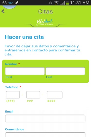 Vitaldentmx screenshot 2