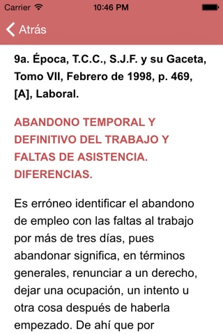 i-Lex Jurisprudencia Laboral screenshot 4