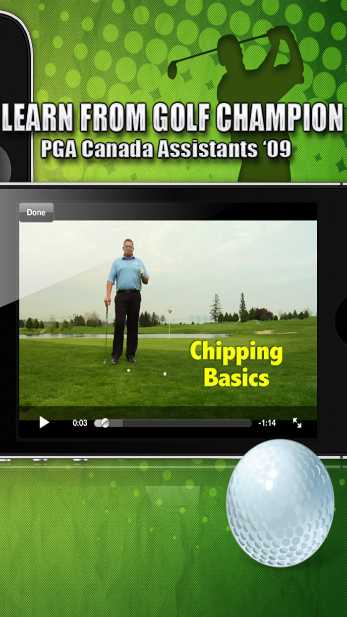 Golf Swing Coach HD FREE - Tips to improve putting drive tee-off time