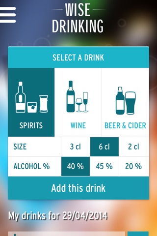 Wise Drinking by Pernod Ricard screenshot 2