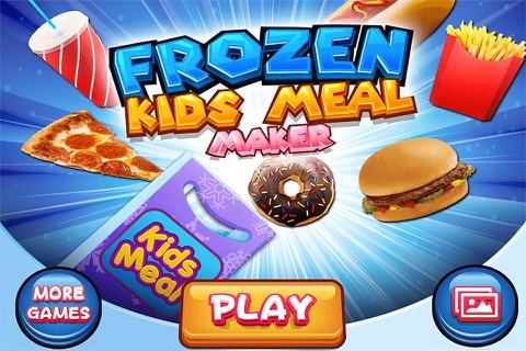 Kids Meal Maker Winter Ice Season - Frozen Food Game screenshot 3
