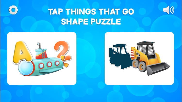Tap Trucks and Things That Go Shape Puzzles screenshot-4