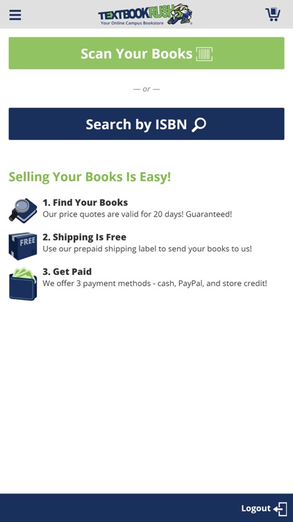 TextbookRush – Sell books