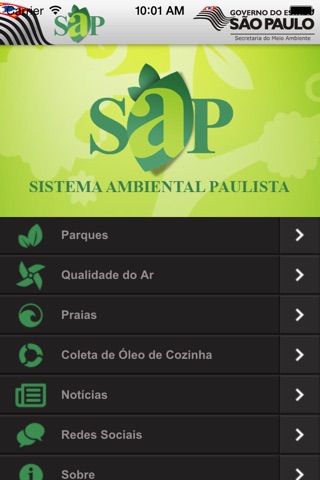 SAP Sistema Ambiental Paulista screenshot 3