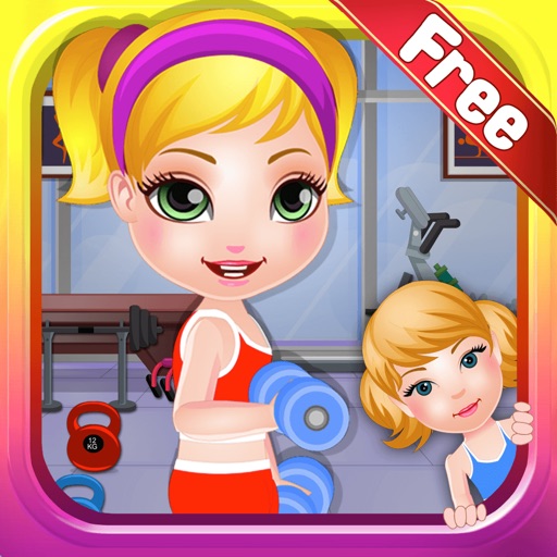 Little American Baby Care Gym Training Icon