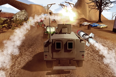 A Death Racer 3D Free: Best Road Battle of All Vehicles screenshot 2