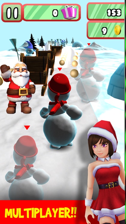 3D Snowman Run & Christmas 2014 Racing - Frozen Running and Jump-ing Games For Kids (boys & girls) screenshot-3