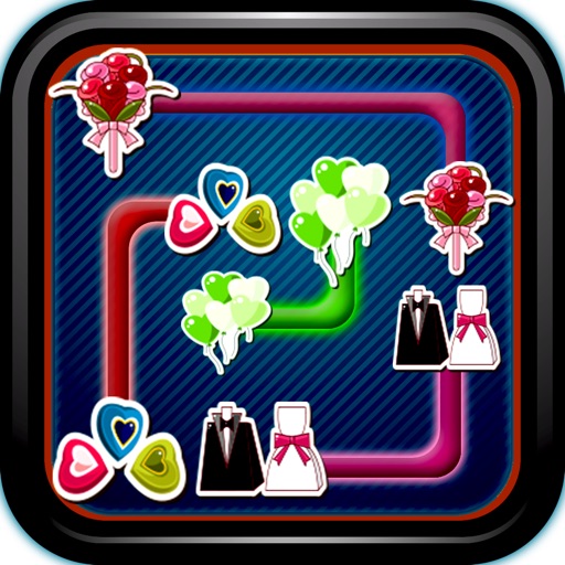 A best Valentine love flow free brain puzzle game:Connect your valentine accessories icon