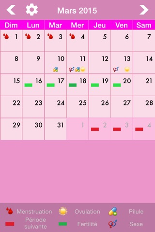Women Calendar screenshot 2