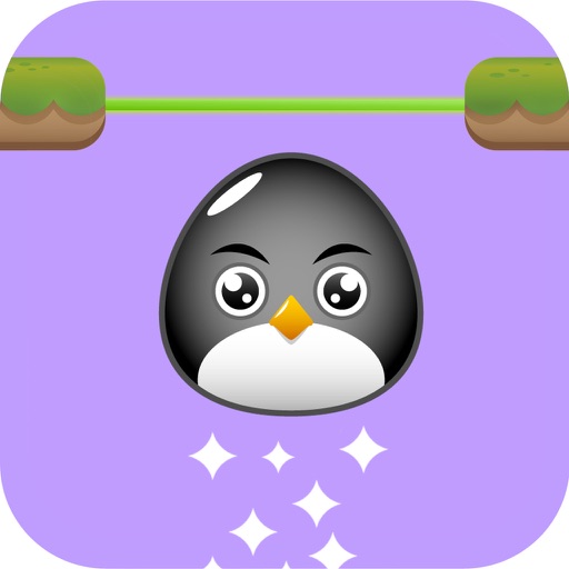 Bouncy Black Bird Adventure Icon