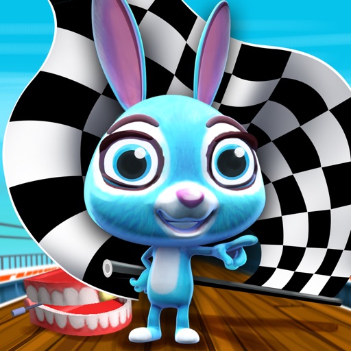 Turbo Fast Bunny - Speedy Rabbit Hopper - Fun Run Mini Race Game Icon