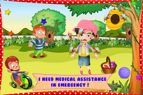 Bee Allergy Baby Skin Care – Crazy doctor & virtual hospital game for little kids screenshot 2