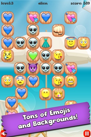 Emoji Bubble Pop - Free Cute Emoticon Art Tap Matching Gameのおすすめ画像3