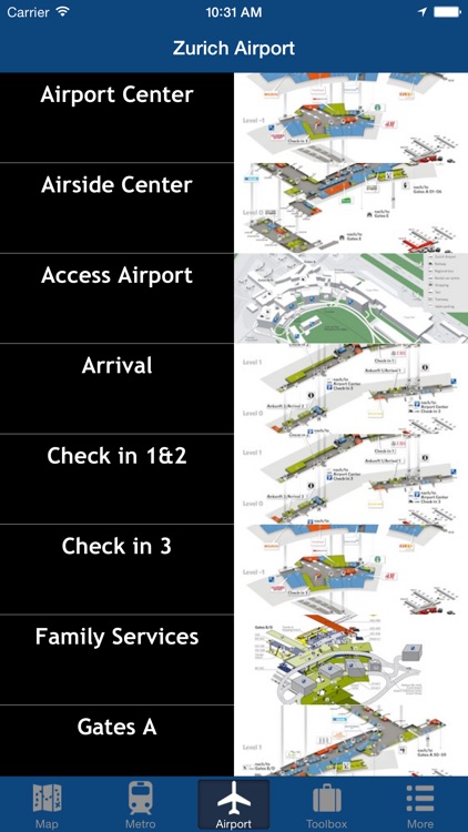 Zurich Offline Map - City Metro Airport