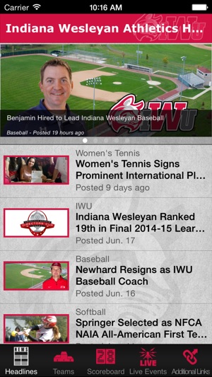 Indiana Wesleyan Wildcats(圖2)-速報App