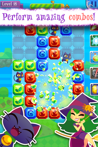 Magic Cats Journey - Arcade Match-3 Game screenshot 3