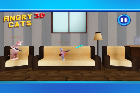Angry Cats 3D screenshot 2