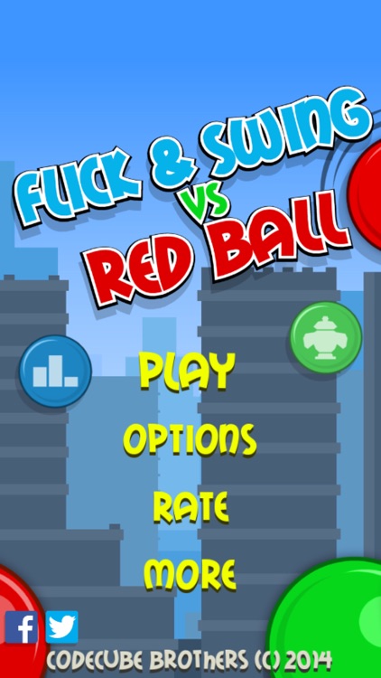 Flick & Swing vs Red Ball FREE screenshot-3
