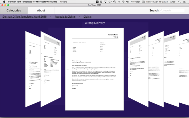 German Templates For Microsoft Word 2016(圖5)-速報App