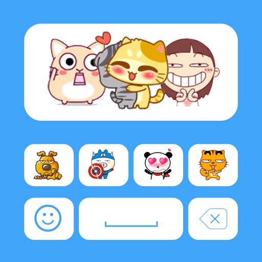Animated Icons - Best animated GIF sticker keyboard