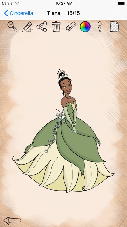 Drawing Tutorials Princess Cinderella Version screenshot-4