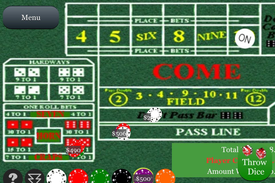 Casino Huit: Craps screenshot 2