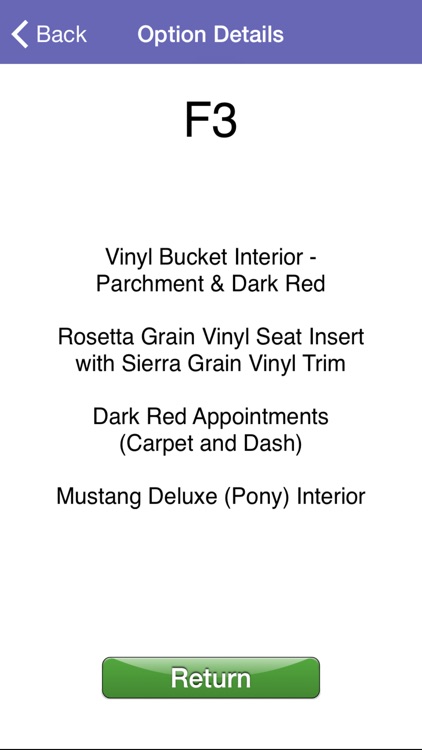 Option Decoder for Ford Classics