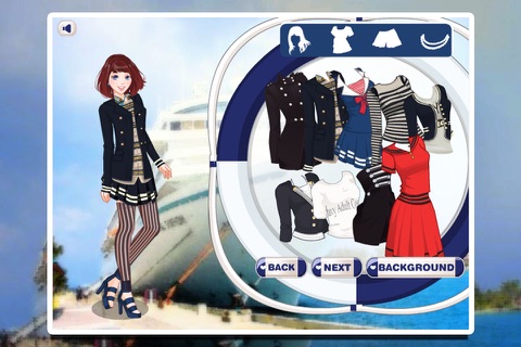 Navy beauty DressUp screenshot 3