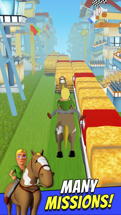 How to cancel & delete Cartoon Horse Riding Free - Horsemanship Equestrian Race Game from iphone & ipad 4