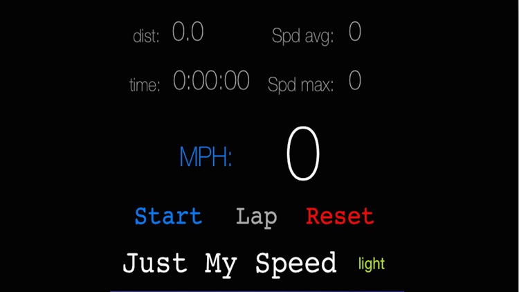 Just My Speed