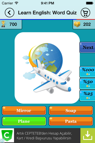 Learn English: Word Quiz screenshot 2