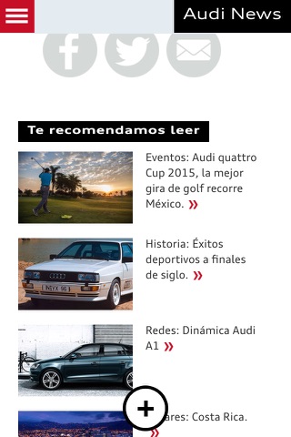 Audi Newsletter screenshot 4