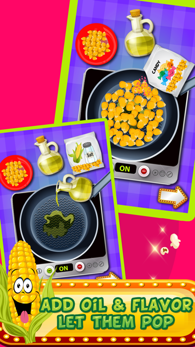 How to cancel & delete Popcorn Maker-Kids Girls free cooking fun game from iphone & ipad 1