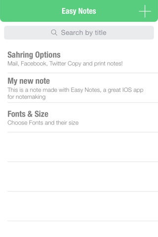 Easy Notes + screenshot 2