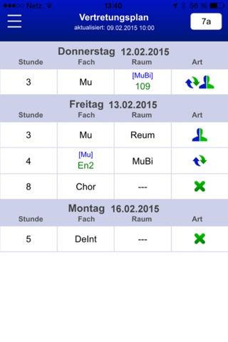 meine SchulApp screenshot 3